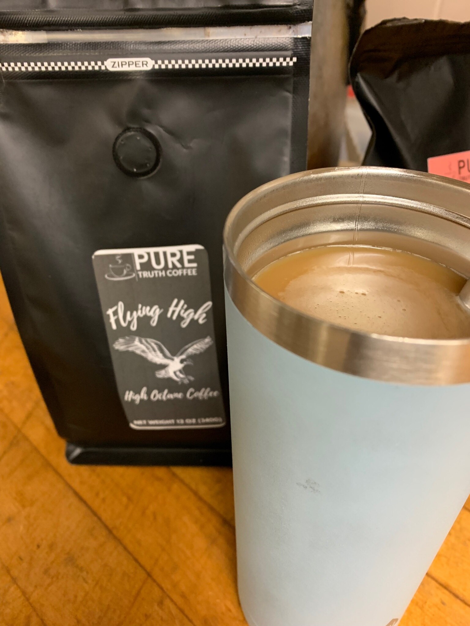 Another great day to start off with some Pure Truth coffee. 