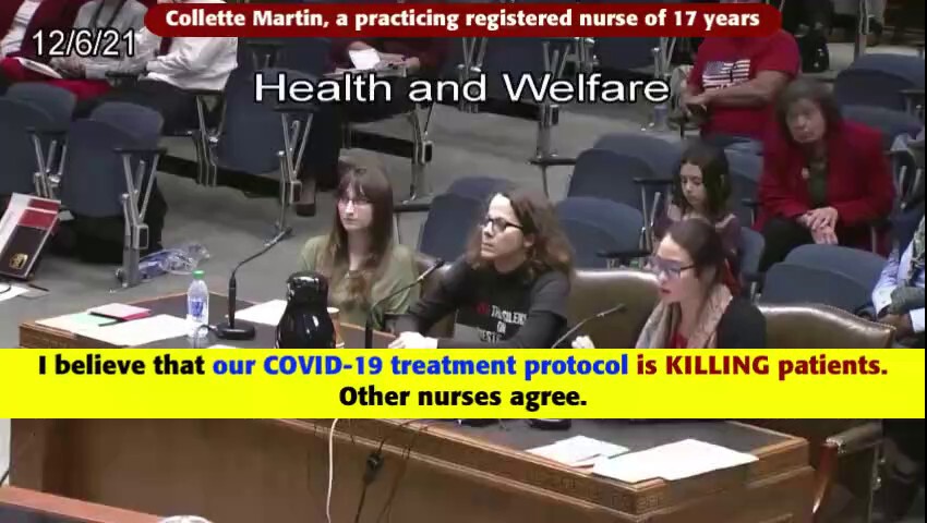 Is it to late??? Nurse Collette Martin says hospital protocols for COVID-19 are killing patients
 


