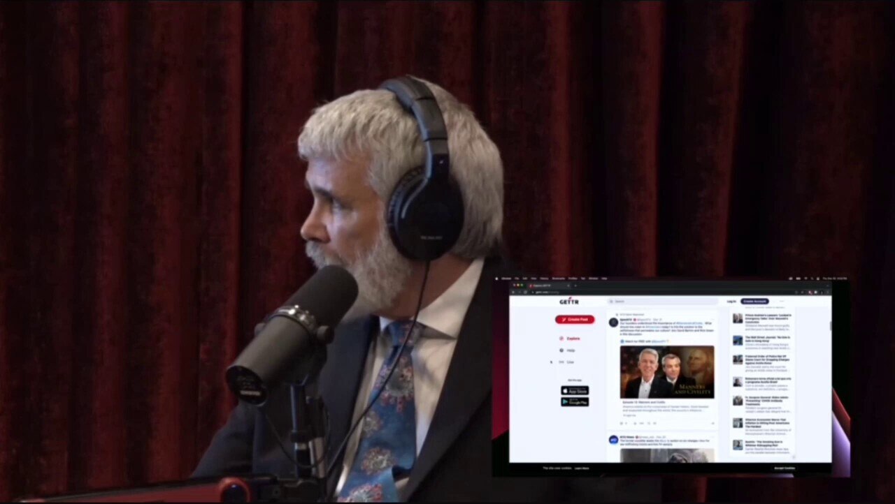 Dr. Robert Malone @rwmalonemd introduces Joe Rogan to GETTR for the very first time.
This would eventually lead to Rogan joining himself @joerogan and will be remembered as one of the most important moments ever for the rapidly-growing platform.
"The Twitter killer"