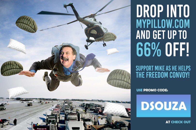 Mike Lindell is going all out for the truckers. Let’s go all out for him!