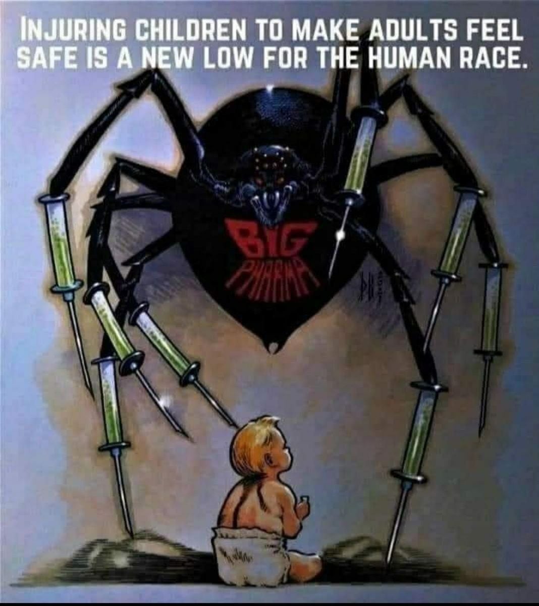 People who allow this vaccine experiment into their children are nothing but CUNTS. #leaveourkidsalo...