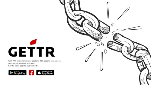 Social Media is BETTR with GETTR. BETTR community. BETTR technology. BETTR opportunity.