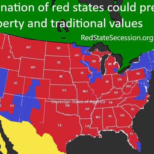 Retrench to a position of strength. Split the US to preserve civilization and avoid bankruptcy on one part of this conti...
