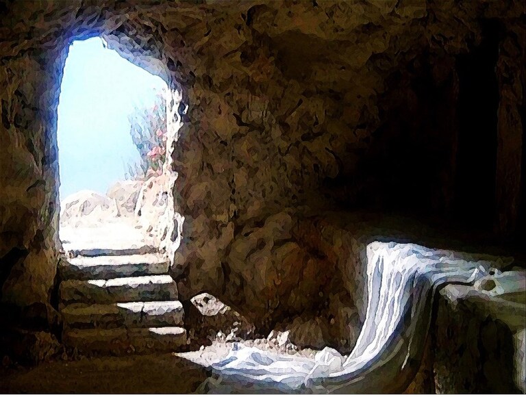 He is not here, but has risen!
Remember how he told you, while he was still in Galilee, that the Son of Man must be delivered into the hands of sinful men