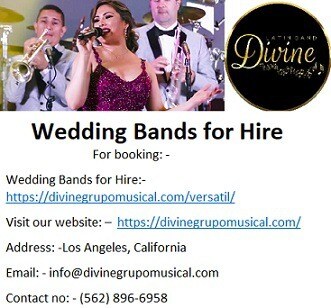 Live Divine Wedding Bands for Hire In Los Angeles.

Divine Grupo Musical is known for their Professi...