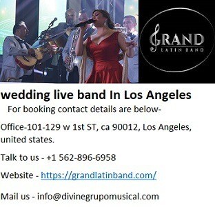Hire versatile Latin wedding live band In Los Angeles.
Grand Latin band is one of the most incredibl...