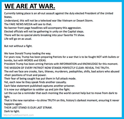 No one will save U.S. but us.