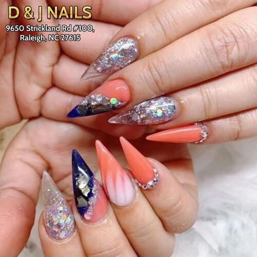 Visit D & J NAILS and get the services you expect! Located conveniently in Raleigh, NC 27615, our nail salon will create an ideal space for you to escape from all the stresses as well as tiredness to enjoy the most comfortable moments.
 D & J NAILS salon Raleigh, NC 27615
Address: 9650 Strickland Rd #100, Raleigh, NC 27615
Website: https://djnailsraleigh.com/
Phone: +1-919-847-8538
 https://djnailsraleigh.com/reasons-to-visit-d-j-nails-salon-raleigh-nc-27615