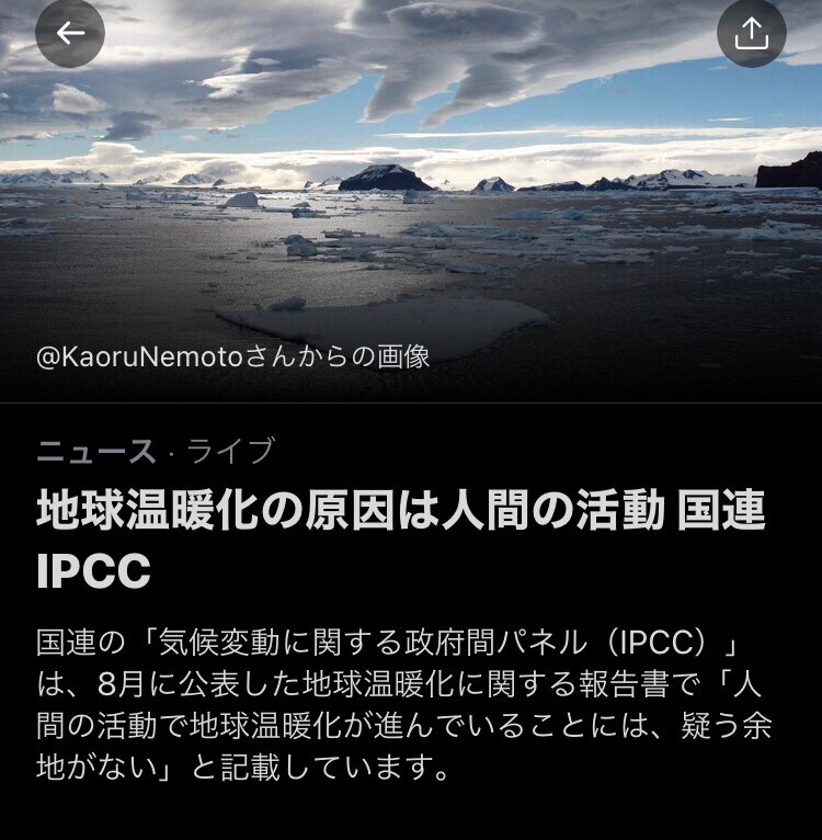 国連「地球温暖化の原因は人間の活動！」

グローバリスト「なので人類減らします」