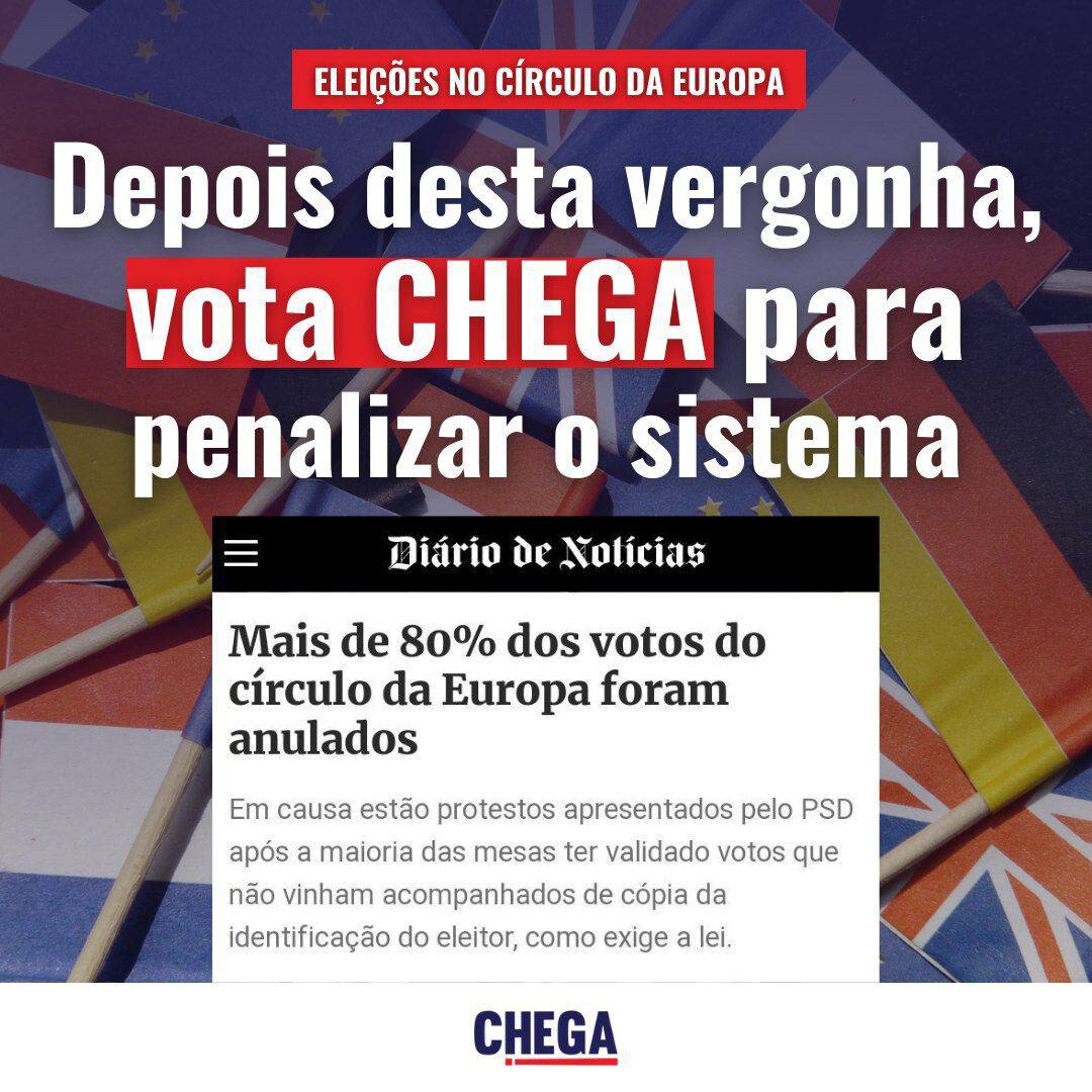 ‼️Shameful, 80% of the votes in Europe for the Portuguese election were annulled… the left claimed t...