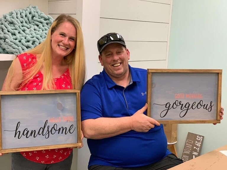 This evening, I'm celebrating the love of my life!!! Armanda has lost 57 pounds and counting! Congrats on your hard work that is paying off!!! So excited f