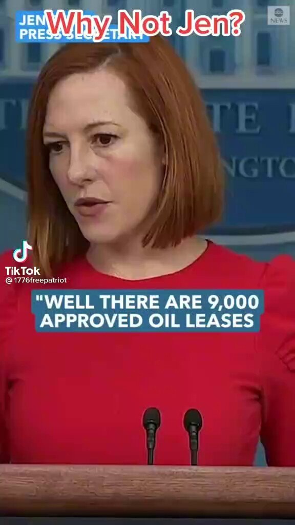 More facts on the oil lease lie #biden #jenpsaki 