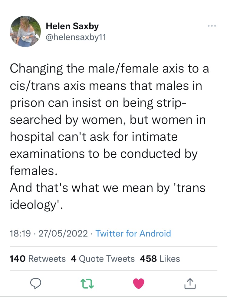 Yes, calling men women just does not seem to change the power dynamic of men getting what they want ...