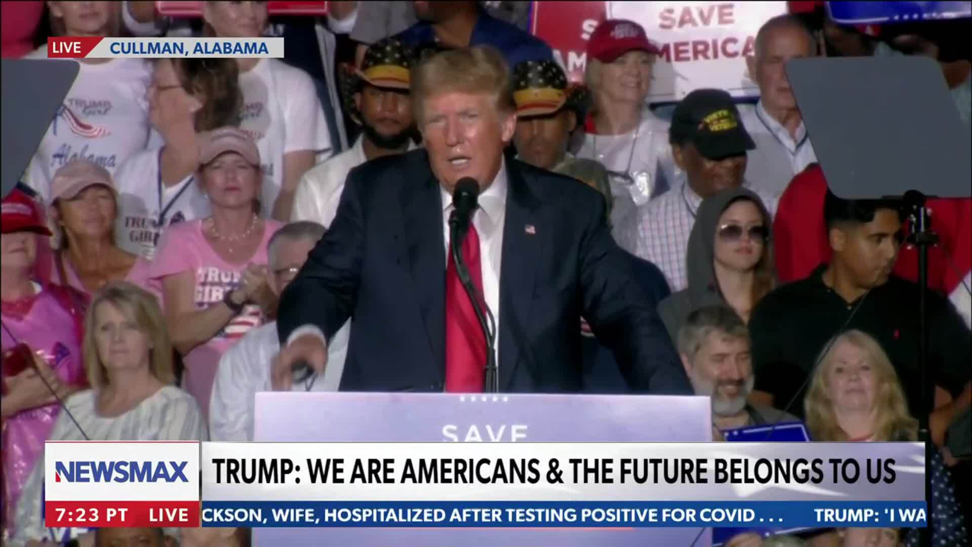 "This is the greatest rally in the history of country, this is the greatest movement in the history ...