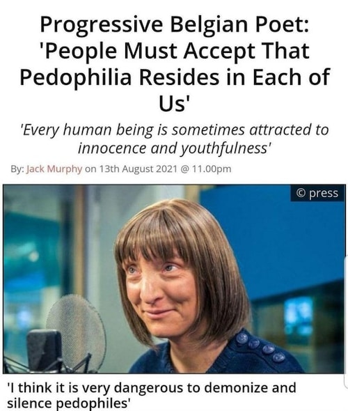 Here name is Delphine Lecompte & made these remarks in August 2021. 

https://neonnettle.com/news/16...