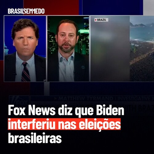 Casos de perseguição política promovidas pelo STF também foram comentadas no programa de Tucker Carlson. Matéria no BSM