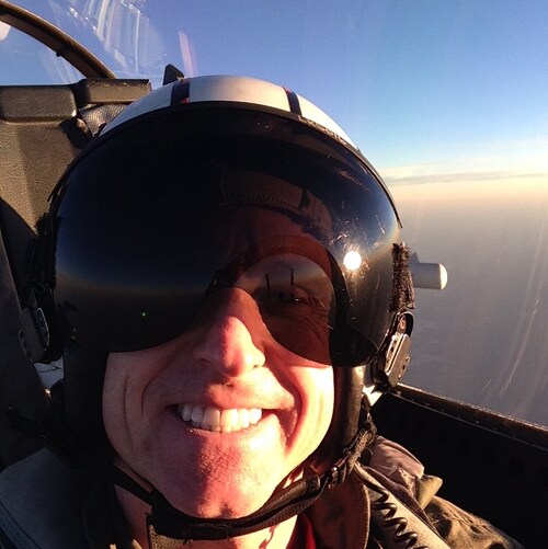 Keep the shiny side up.