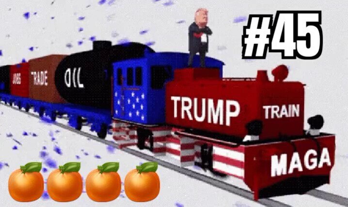 Repost if you are still on the Trump Train!!!! 🍊🍊🍊🍊   🍊🍊🍊🍊🍊
