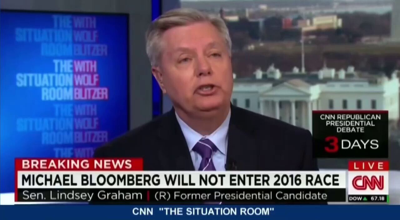 Let’s take a stroll back with Lyndsey Graham slamming Trump 