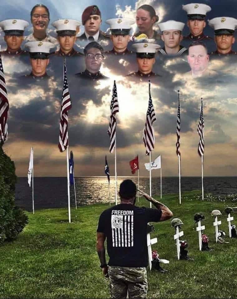 Joe Biden/ Brandon murdered 13 Americans and left thousands of Americans Behind enemy lines to be murdered