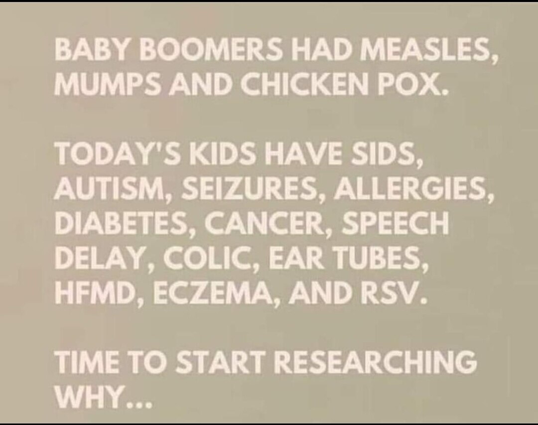 Not only did they have measles and chicken pox. They had parties to give everyone #NATURALIMMUNITY t...