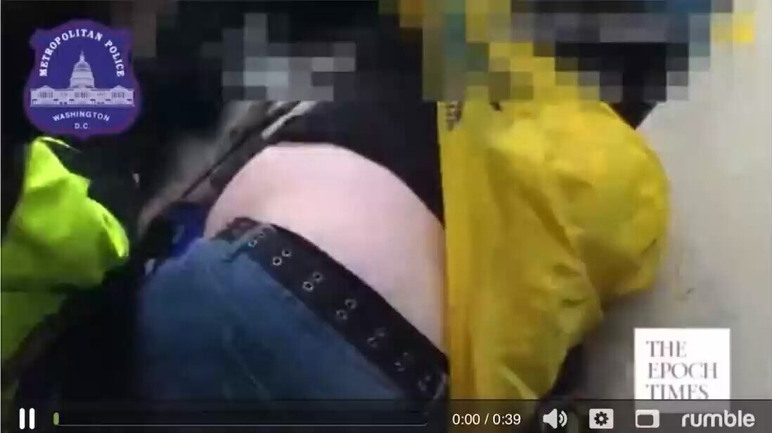 Heavily redacted bodycam videos on J6 shows conditions at the time Rosanne Boyland lay unconscious i...