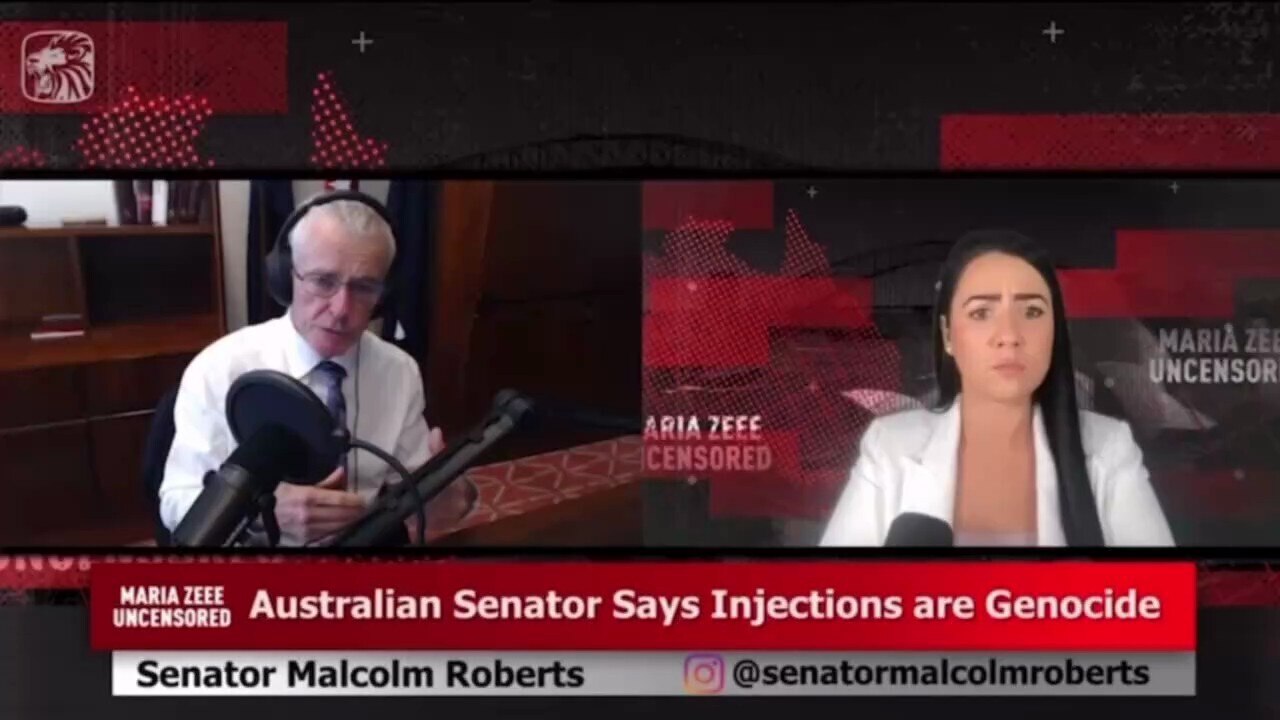 ‼️THIS IS MASSIVE‼️

Australian Senator Malcolm Roberts exposes nanotech found in the Covid ‘vaccine...