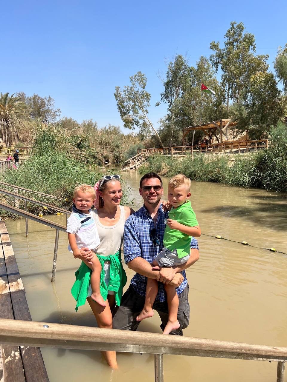 The River Jordan, at the Site of Christ’s Baptism  

