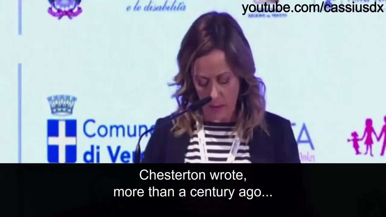 Is this why the media have scrambled to label Giorgia Meloni far right??? 

