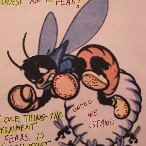 The Buzzzz is…… 
A single Bee is ignored . But when Millions come together , even the bravest Jack ASS will Run in FEAR!