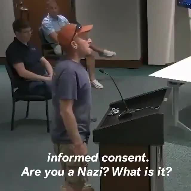 "My dad fought in Vietnam so you could tell him to wear a mask?! There's a lotta bad things coming!"...