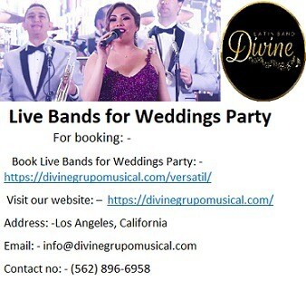 Divine offers Live Bands for Weddings Party at an affordable rate.

For booking: -
Book Live Bands f...