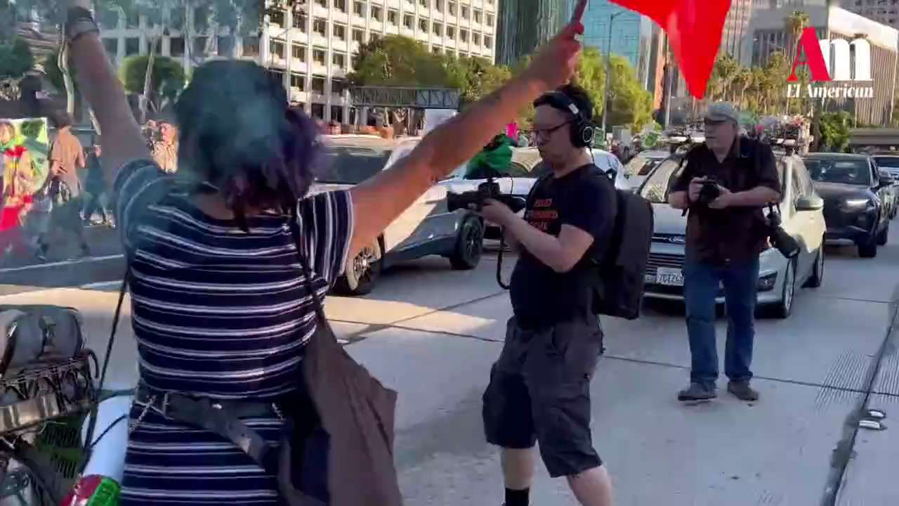 Los Angeles: Pro-Abortion Protesters Shut Down the Freeway and Use Sticks to Attack Passing Drivers...