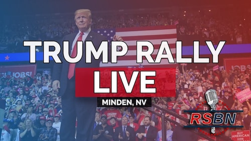 RSBN 🇺🇸 on GETTR : LIVE: PRESIDENT DONALD TRUMP HOLDS SAVE AMERICA RALLY IN MINDEN, NV - 10/8/22