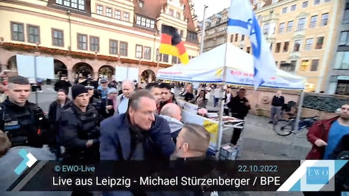 Michael Stürzenberger EXKLUSIV auf GETTR über den Eklat von Leipzig!