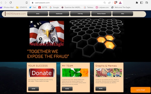 It's official.  There's a new sheriff in town!  VEARS ON STERIODS
https://www.vaersaware.com/
✊👊🤠�...