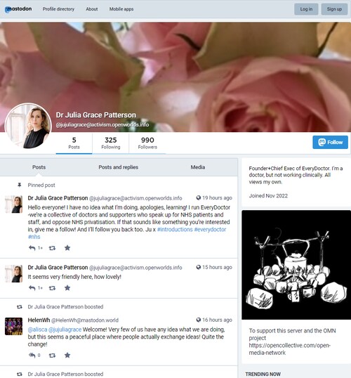 I see Our Doc Ju is now on Our Mastobate. Kindly send her your 💷💷💷, suckers! 😂😂😂