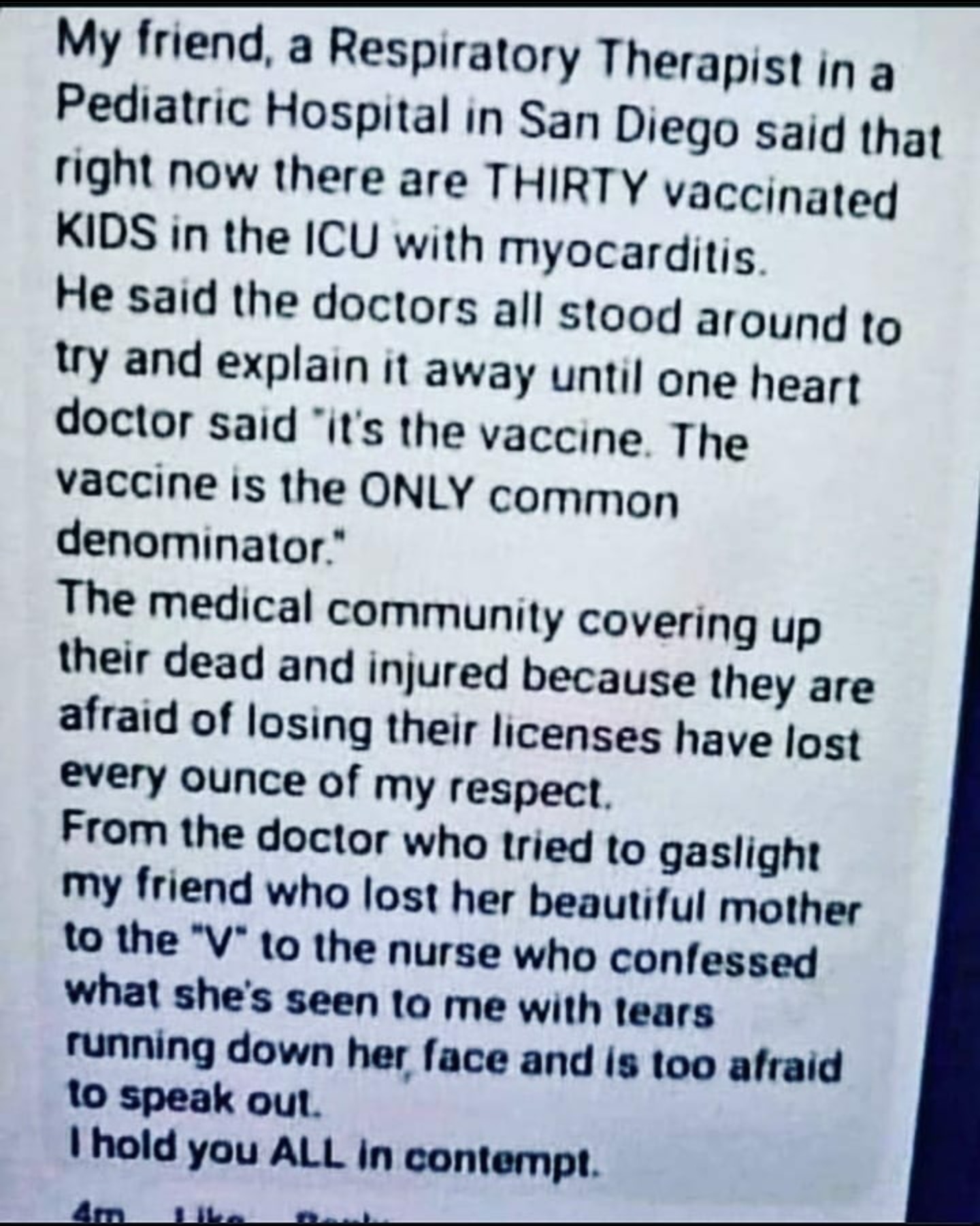 IT'S THE VACCINE 💯 


