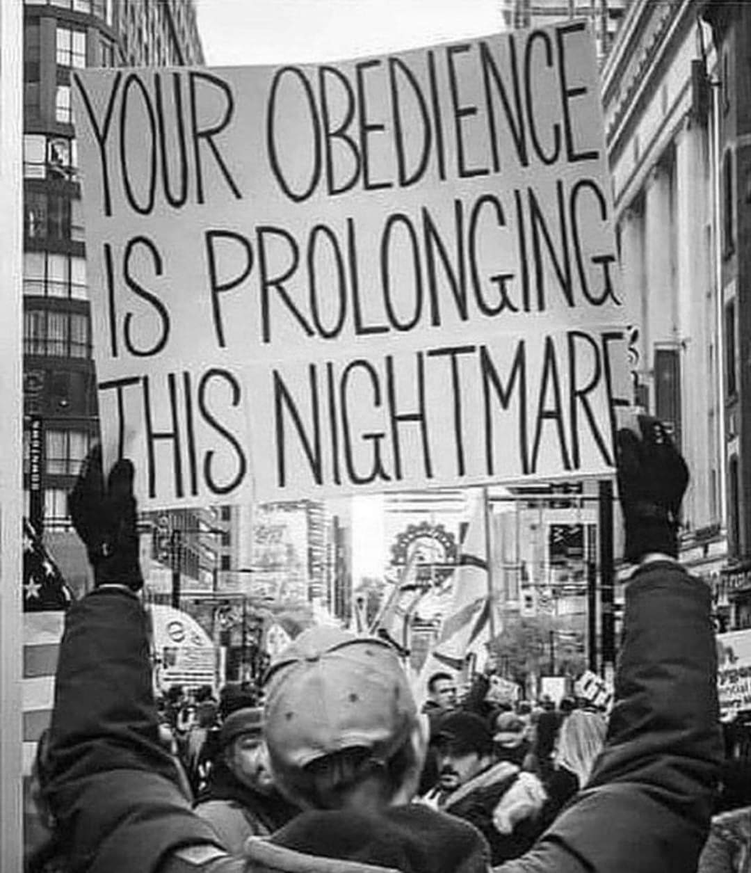 One way to stop tyranny is to stop complying with tyranny.  


