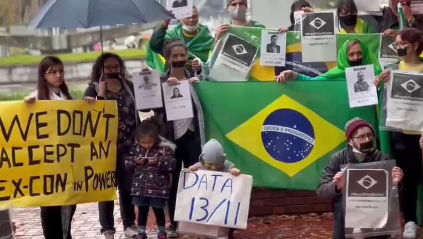 Brazilians in all countries of the world are in favor of freedom in Brazil. We want the best for our...