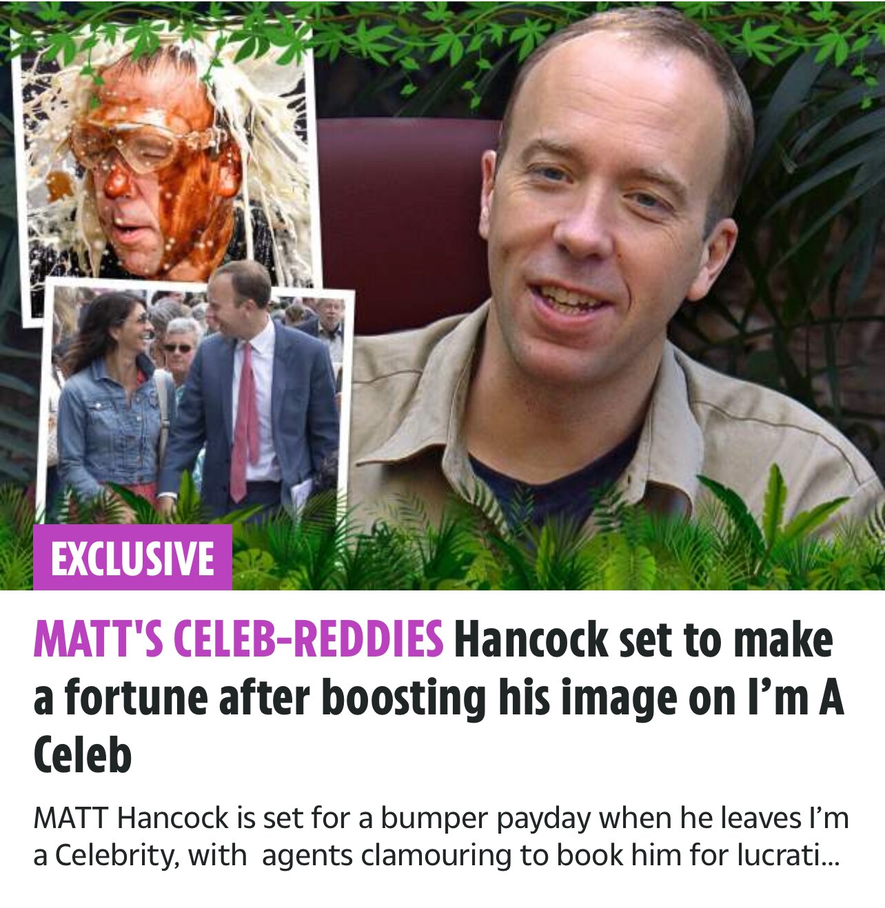 This is the State sanctioned media enabled sanitisation of Midazolam Matt Hancock. 


