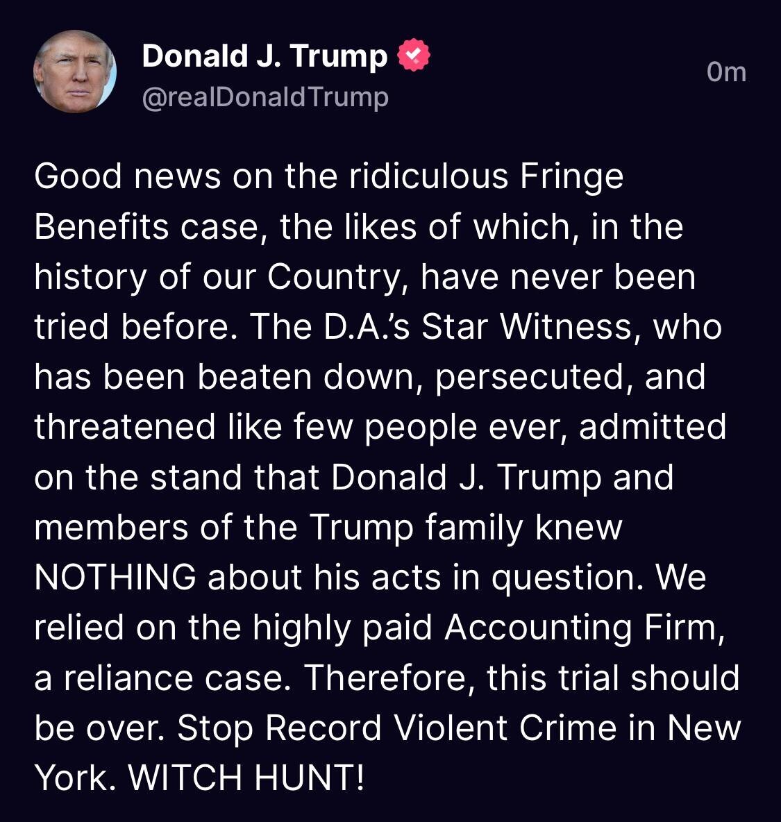 #DJT🇺🇸 WITCH HUNT!