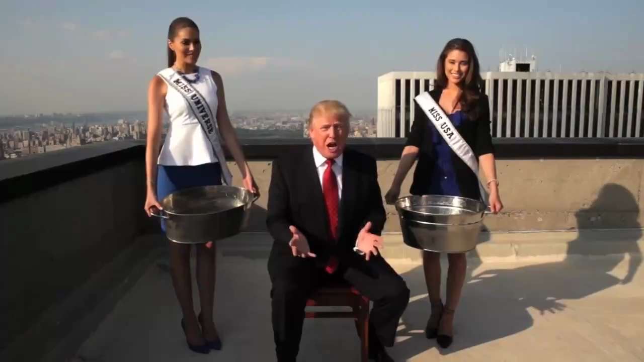 Donald Trump ALS Ice Bucket Challenge
