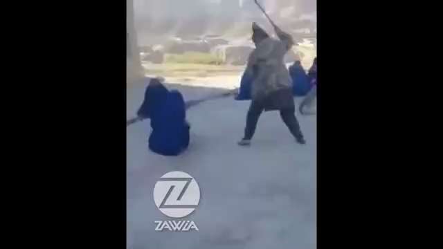 This is Islam. 

Here we have some women who dared to go out of their homes without a male guardian....