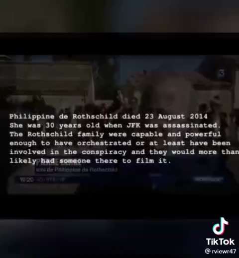Is the babushka lady of the JFK assassination Philippine de Rothschild? — We always wondered who the...