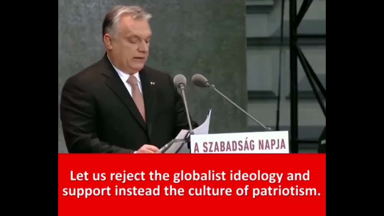 ‘Reject globalist ideology and support the culture of patriotism’: Powerful speech by Viktor Orban �...