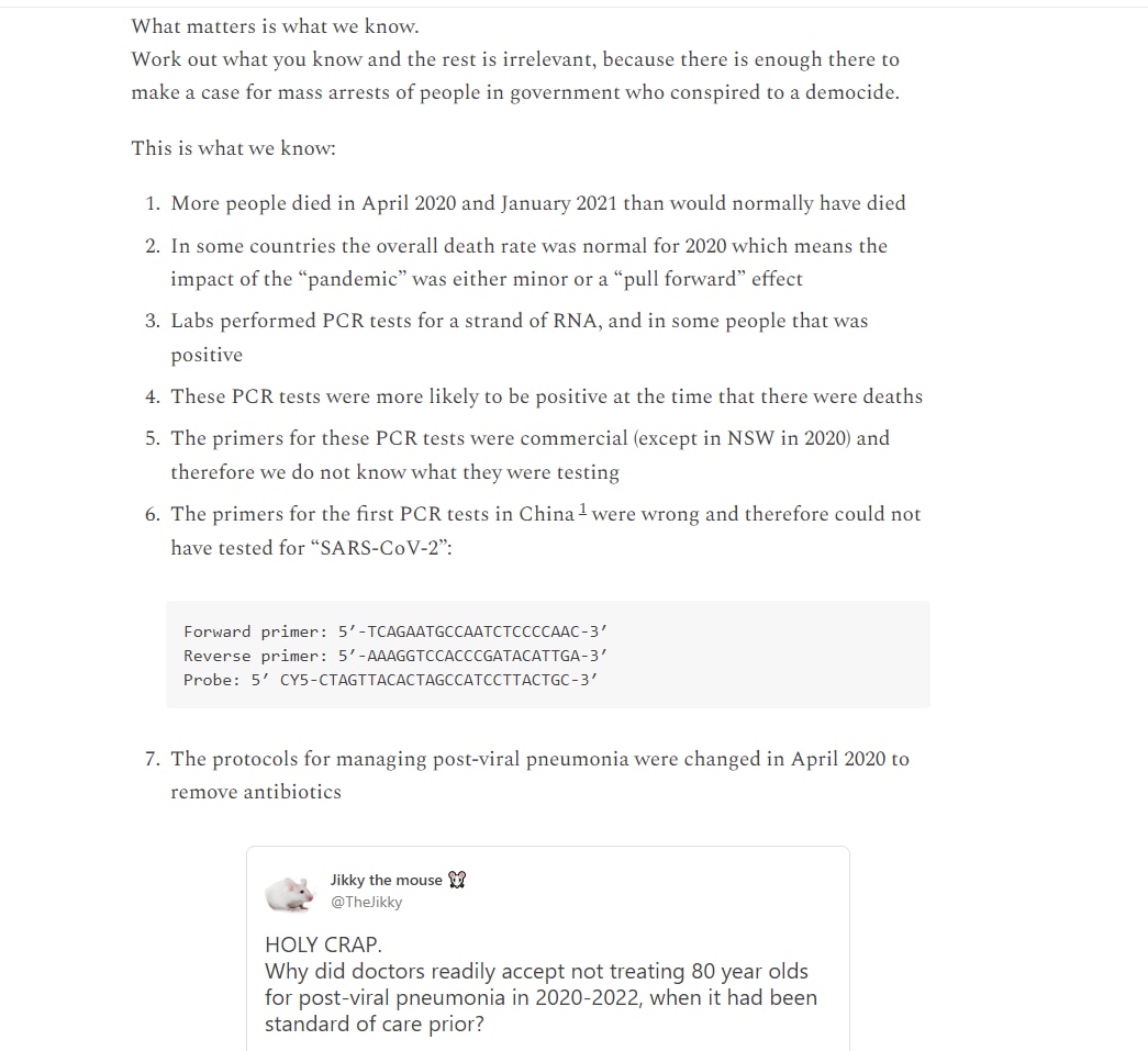 😡😡😡
Deliberate Mass Murder By Governments.
Most people who died "from" Covid actually died from a...