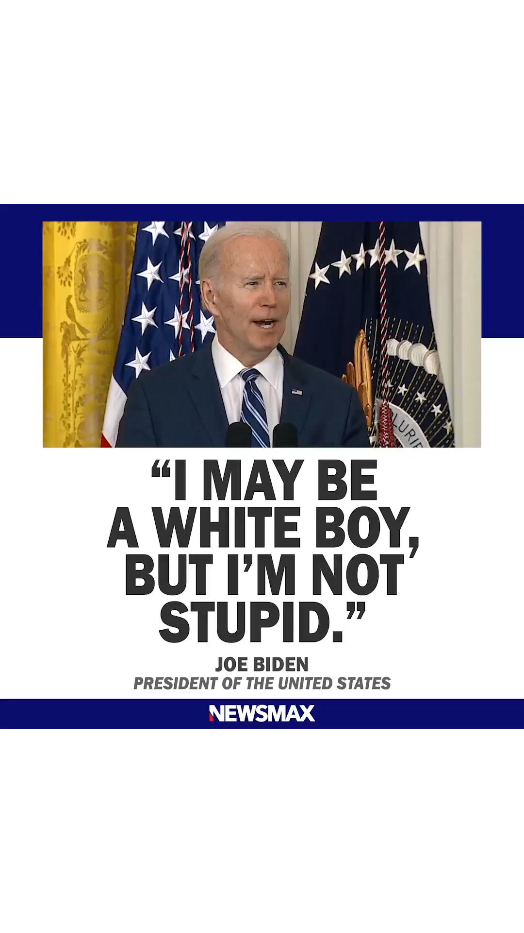 You are a racist however 