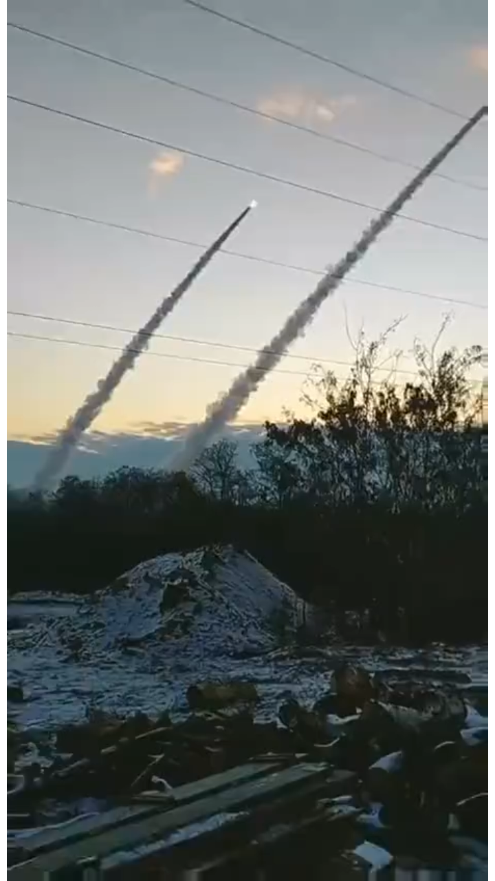 M142 HIMARS, Mobile Artillary Rocket System Made by Lockheed Martin Being Fired ... 