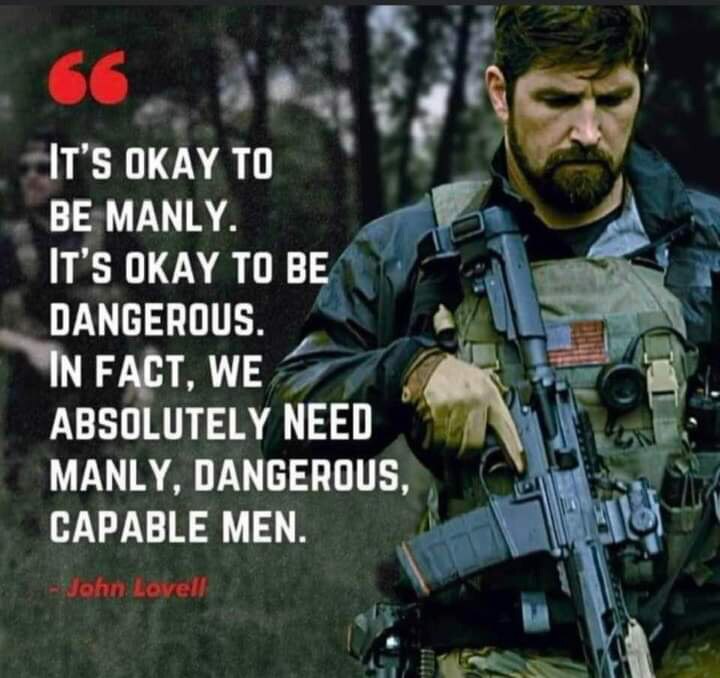 There’s an ongoing war against traditional masculinity. 
The Evil Elites’ main goal is to weaken men...